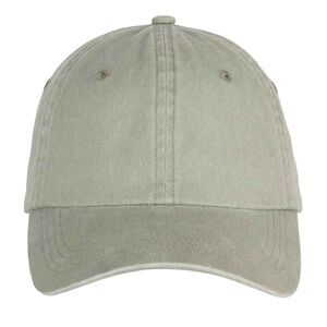 Native Spirit Unisex Adult Faded Washed Baseball Cap / Almond Green